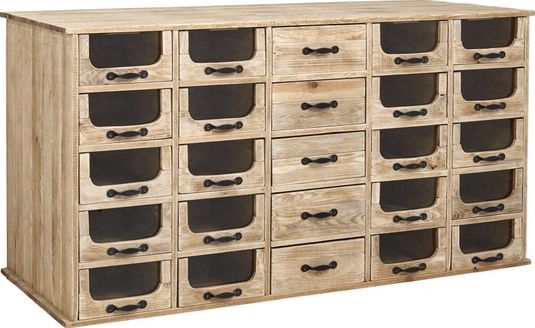 Nordal Apothekerschrank Holz Hellbraun 171x70 Cm Designwohnen De